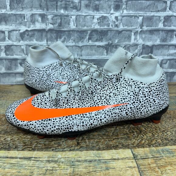 Nike Mercurial Superfly 7 Academy CR7 Safari FG Cleats CZ5853-180 Mens Size 12 - Picture 1 of 11